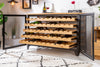 Wine Cabinet Connoisseur 127 cm Pine Wood Natural