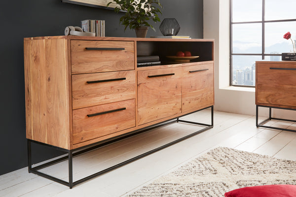 Acacia online wood drawers