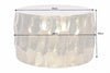 Round Coffee Table Organic Orient 68cm Gold
