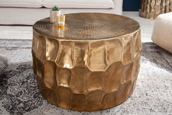 Coffee Table Organic Orient 68cm Gold