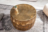 Round Coffee Table Organic Orient 68cm Gold