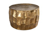 Round Coffee Table Organic Orient 68cm Gold