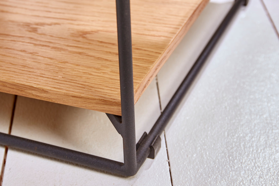 Bedside Table Scorpion 40cm Wild Oak Veneer Natural