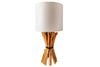 Table Lamp Euphoria 56cm Longan Wood Beige