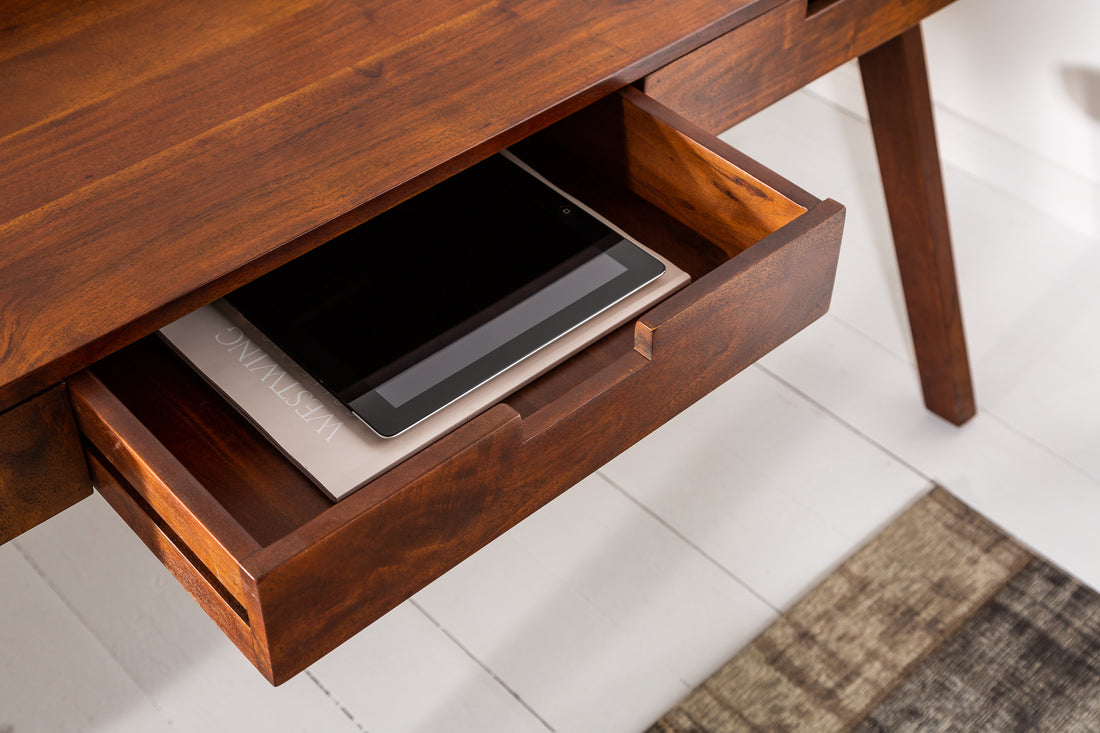 Desk Monsoon 100cm Acacia Wood Brown