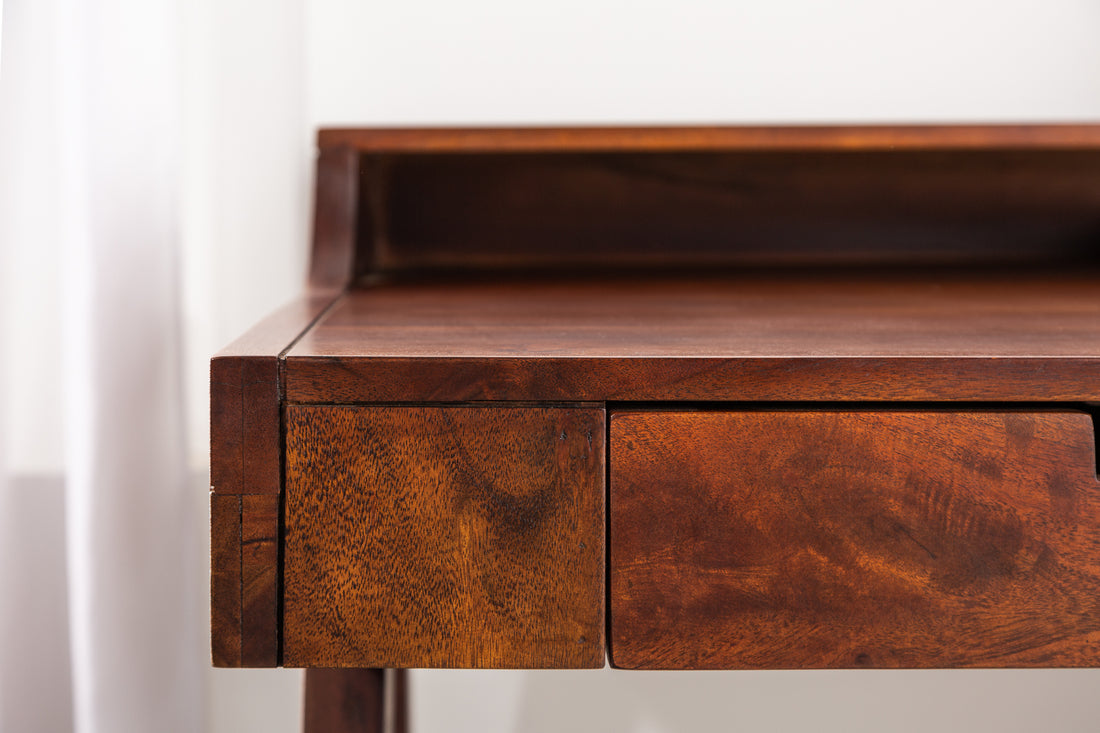 Desk Monsoon 100cm Acacia Wood Brown