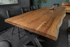 Dining Table Monolith 200cm Acacia Wood Honey X-Frame