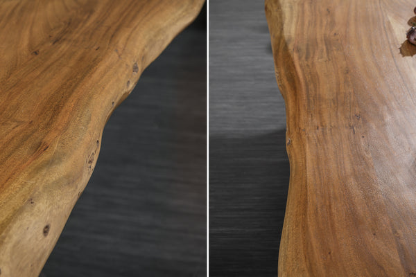 Dining Table Monolith 200cm Acacia Wood Honey X-Frame