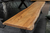 Bench Monolith 160cm Acacia Wood Honey X-Frame