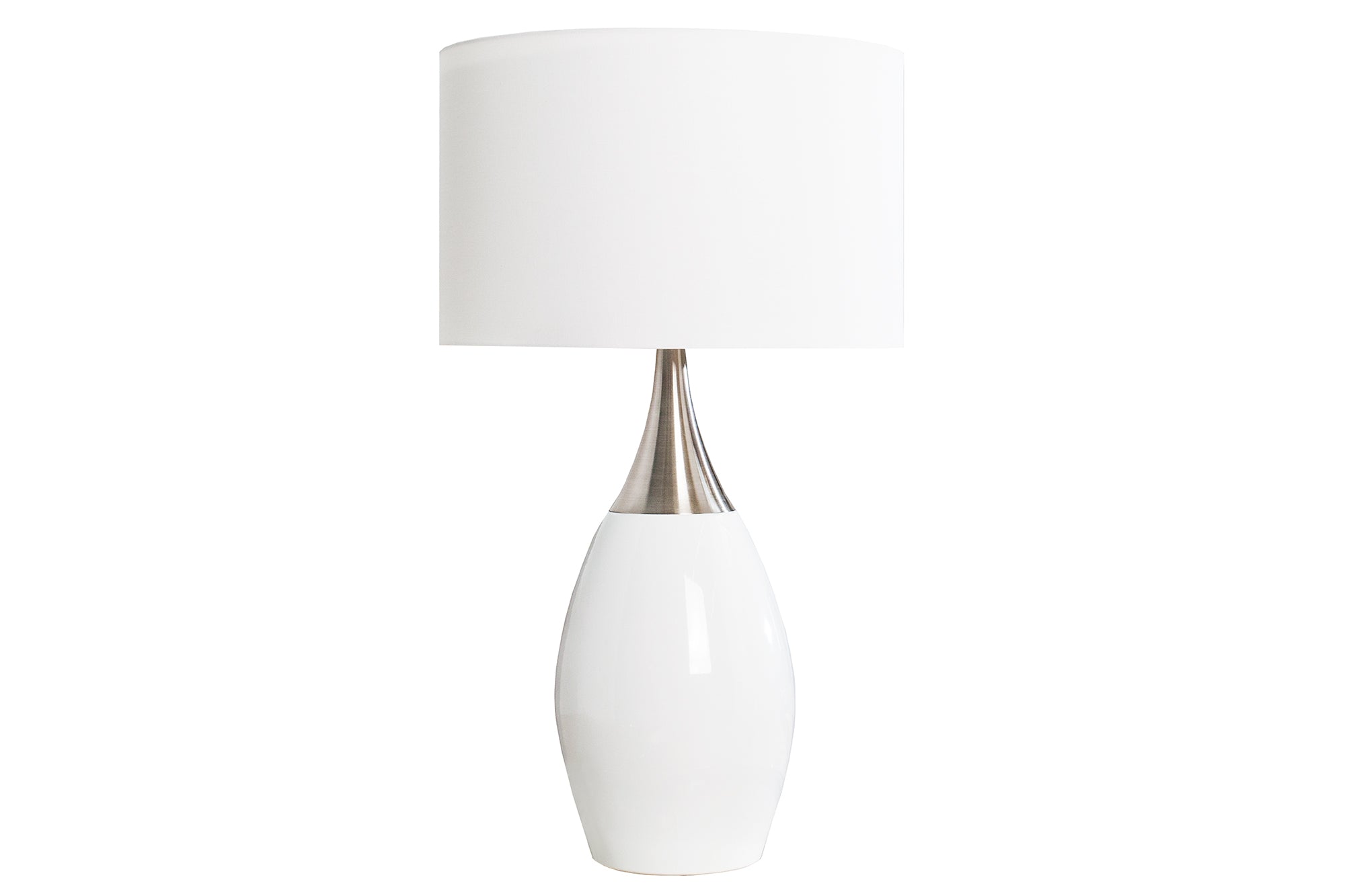 Table Lamp Carla 60cm Metal White