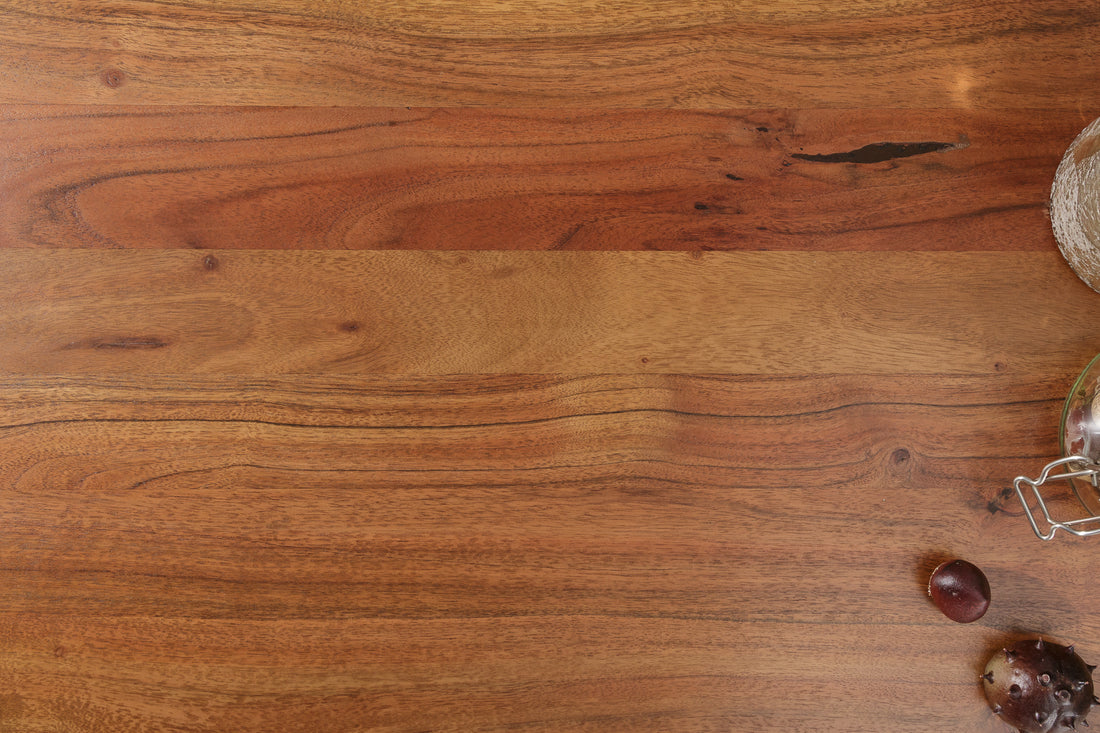 Dining Table Monolith 160cm Acacia Wood Honey
