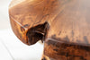 Side Table Root 40cm Teak Wood Brown