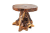 Side Table Root 40cm Teak Wood Brown