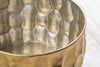 Round Coffee Table Organic Orient 68cm Gold
