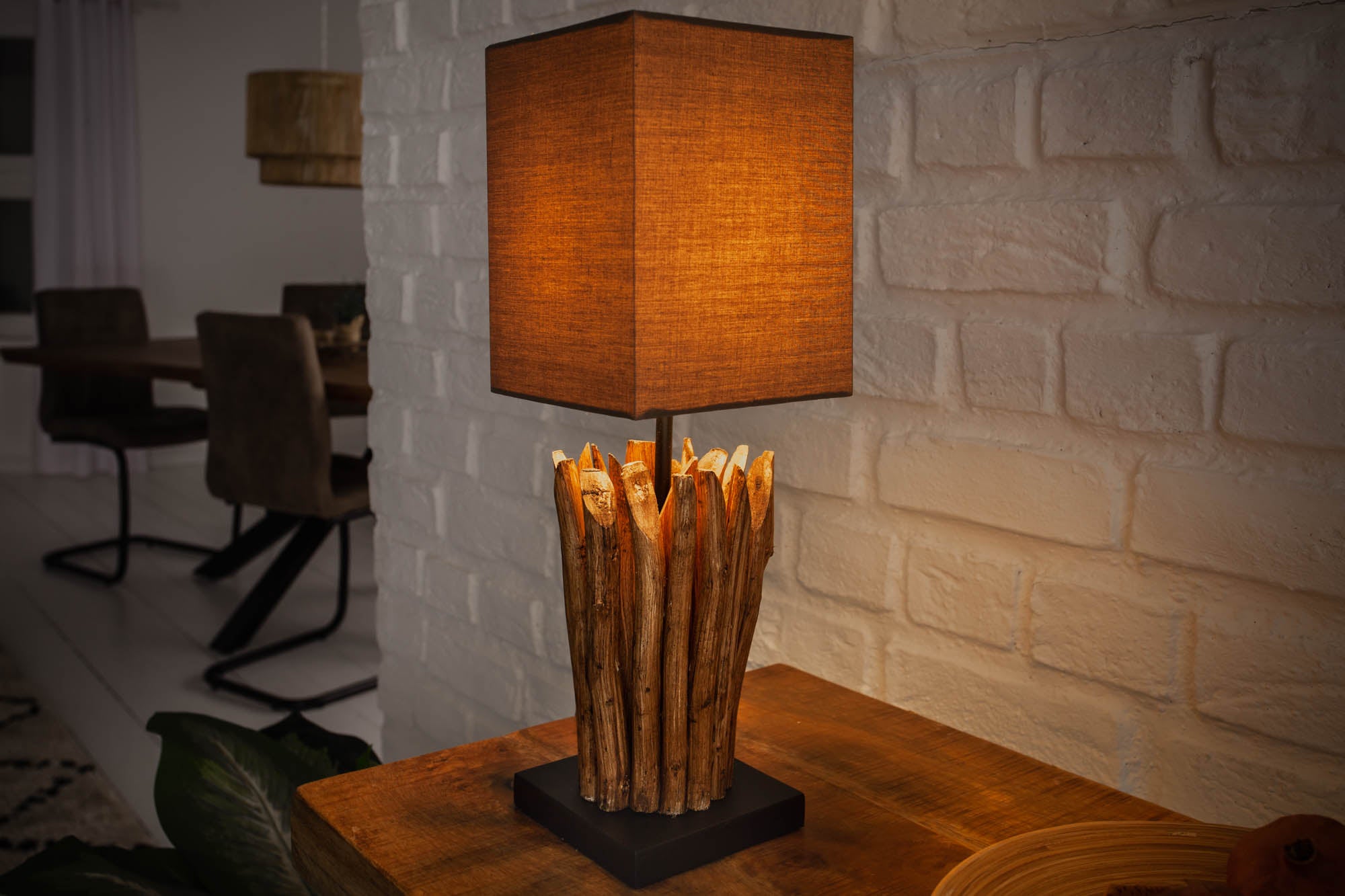 Table Lamp Euphoria Brown Driftwood