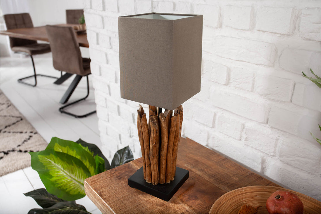 Table Lamp Euphoria 45cm Driftwood Brown
