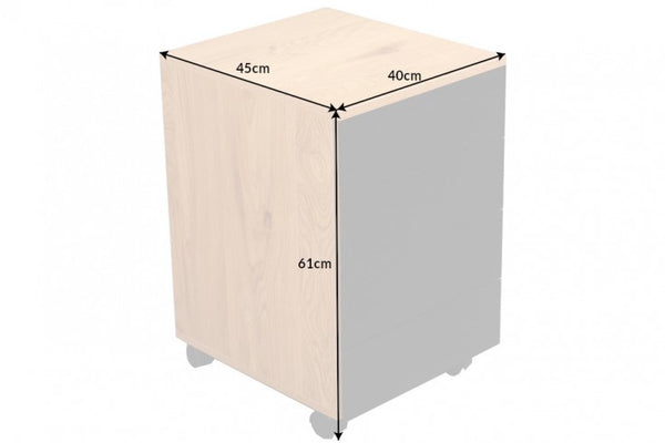 Rolling Container Studio 40cm Oak Look