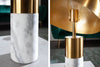 Table Lamp Burlesque Gold White Marble