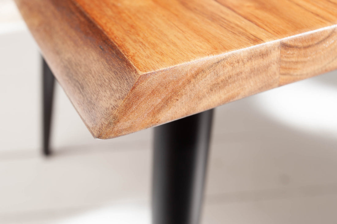Side Table Organic Living 45cm Acacia Wood Natural