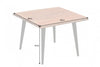 Side Table Organic Living 45cm Acacia Wood Natural