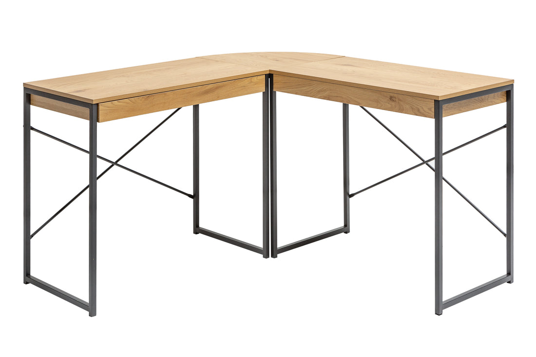 Corner Desk Studio 130cm Oak Look
