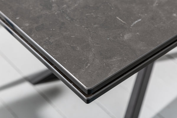 Dining Table Galactic 180-220-260cm Ceramic Graphite Look