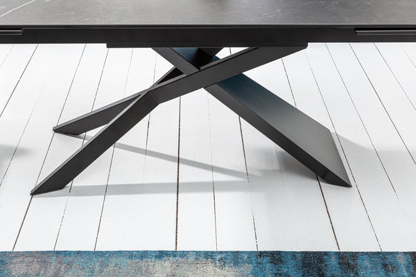 Dining Table Galactic 180-220-260cm Ceramic Graphite Look