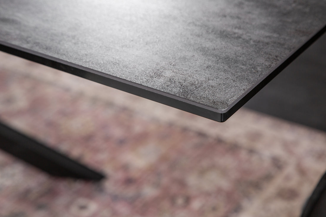 Extendable Dining Table Galactic 180-220-260cm Ceramic Lava Look