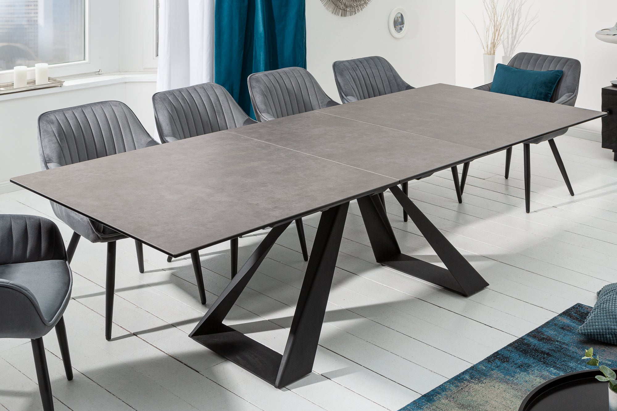 Dining Table Concord 180-230cm Anthracite