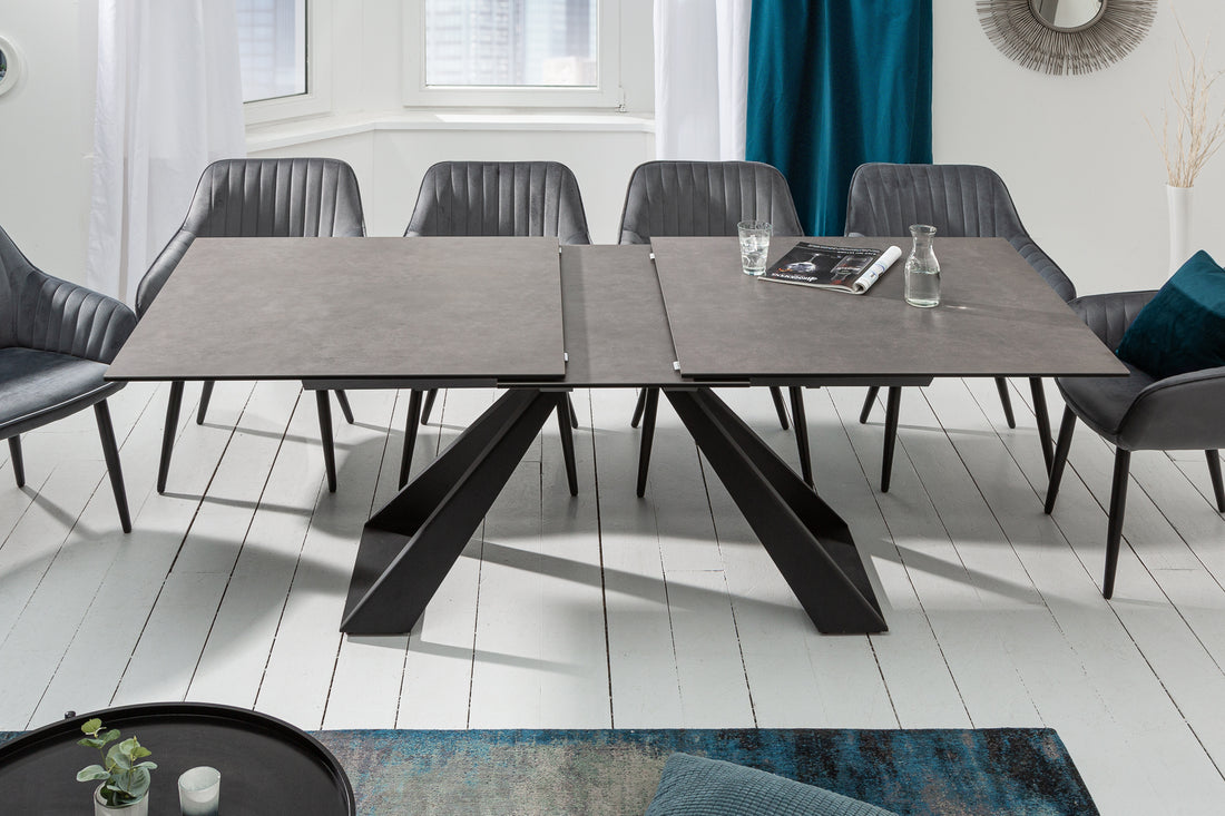 Extendable Dining Table Concord 180-230cm Ceramic Anthracite