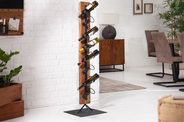 Wine Rack Barracuda 140cm Teak Wood Brown
