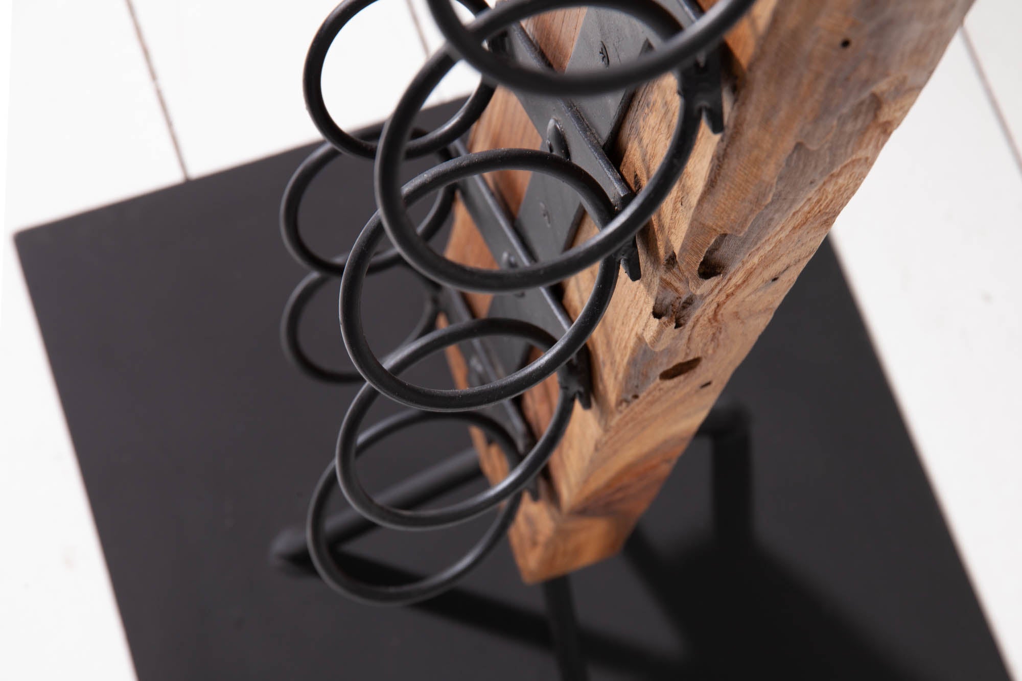 Wine Rack Barracuda 140cm Teak Wood Brown