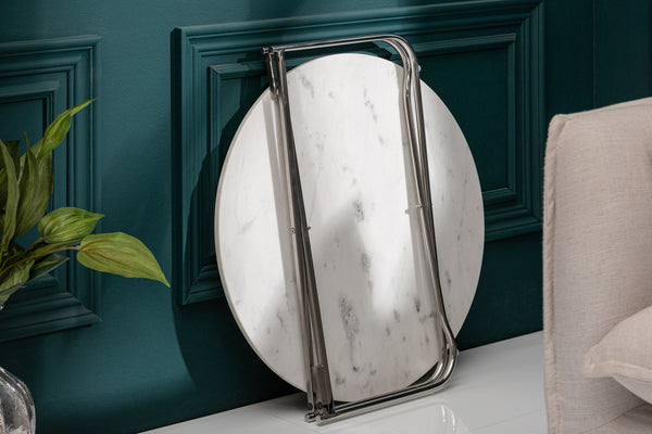 Round Coffee Table Talisman 62cm Marble White