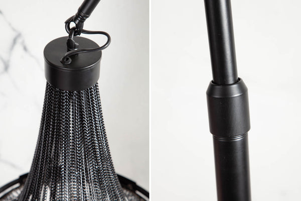 Floor Lamp Royal 189-204cm Black