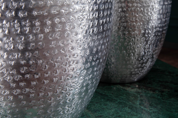 Vase Oriental Silver - Set of 2