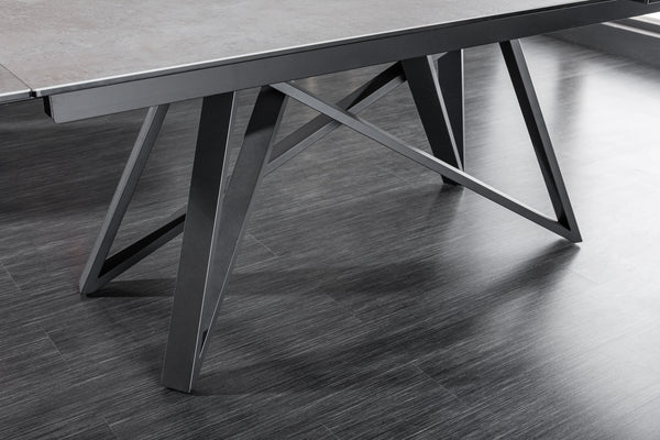 Dining Table Helios 180-220-260cm Ceramic Concrete Look