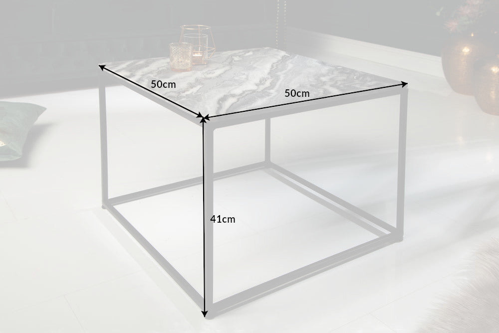 Coffee Table Elements 50cm Marble Grey