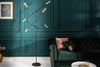 Floor Lamp Variation 163-193cm Metal Black Gold