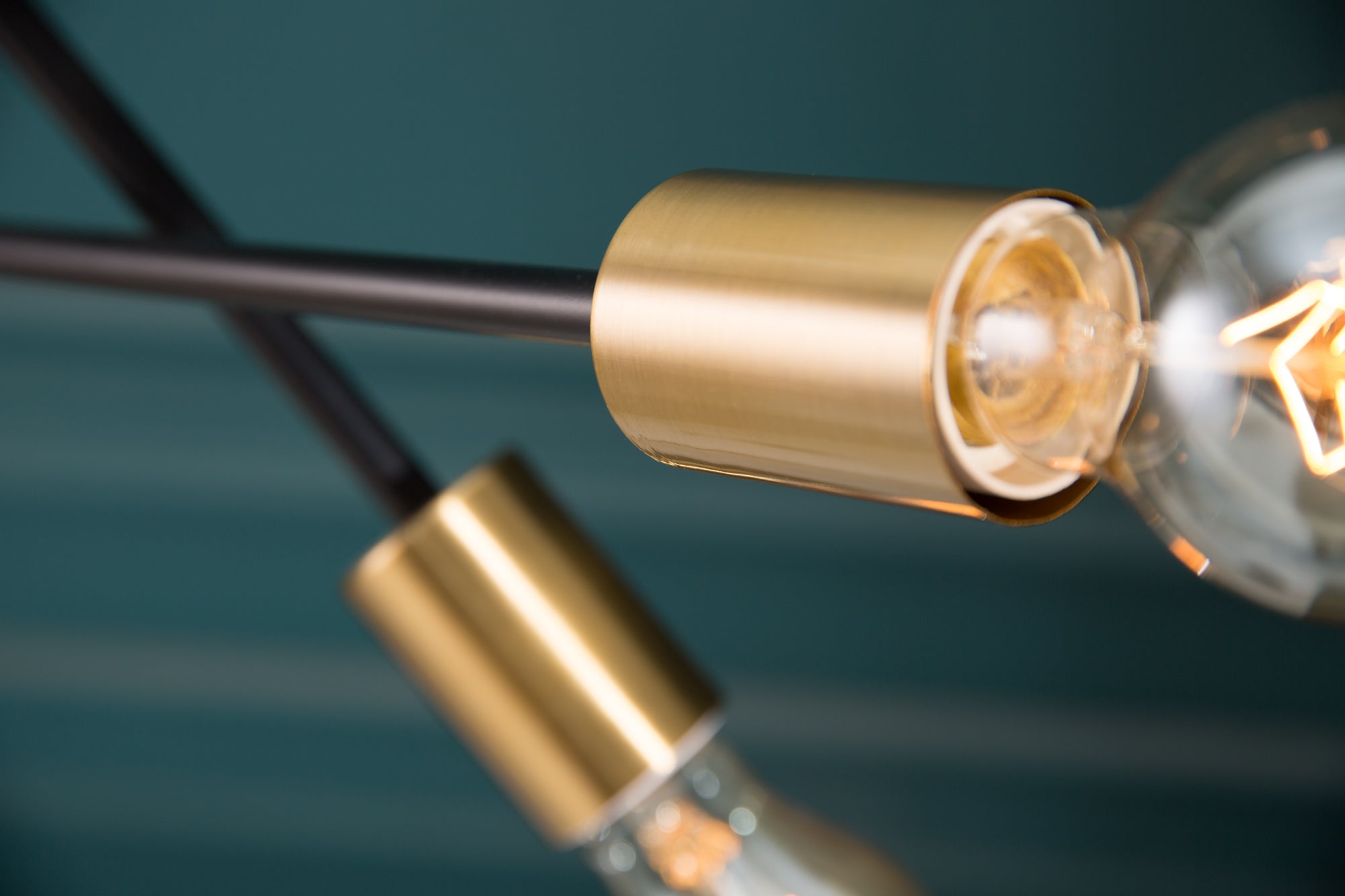 Floor Lamp Variation 163-193cm Metal Black Gold