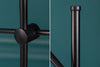Floor Lamp Variation 163-193cm Metal Black Gold