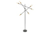 Floor Lamp Variation 163-193cm Metal Black Gold