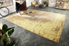 Rug Modern Art 350x240cm Cotton Rust Brown