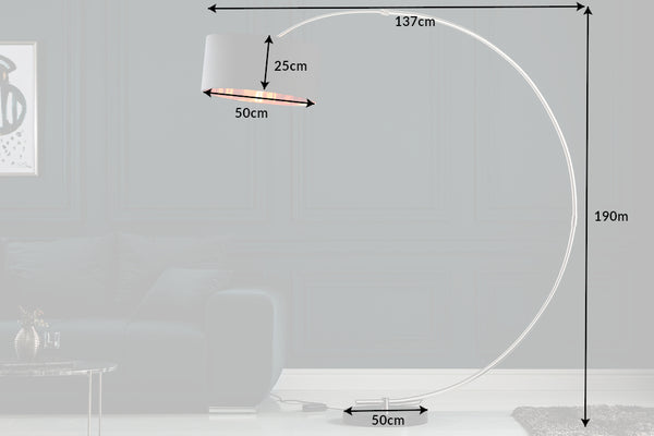 Floor Lamp Python 190cm Black Dimmer