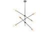 Hanging Lamp Variation 128cm Metal Black Gold