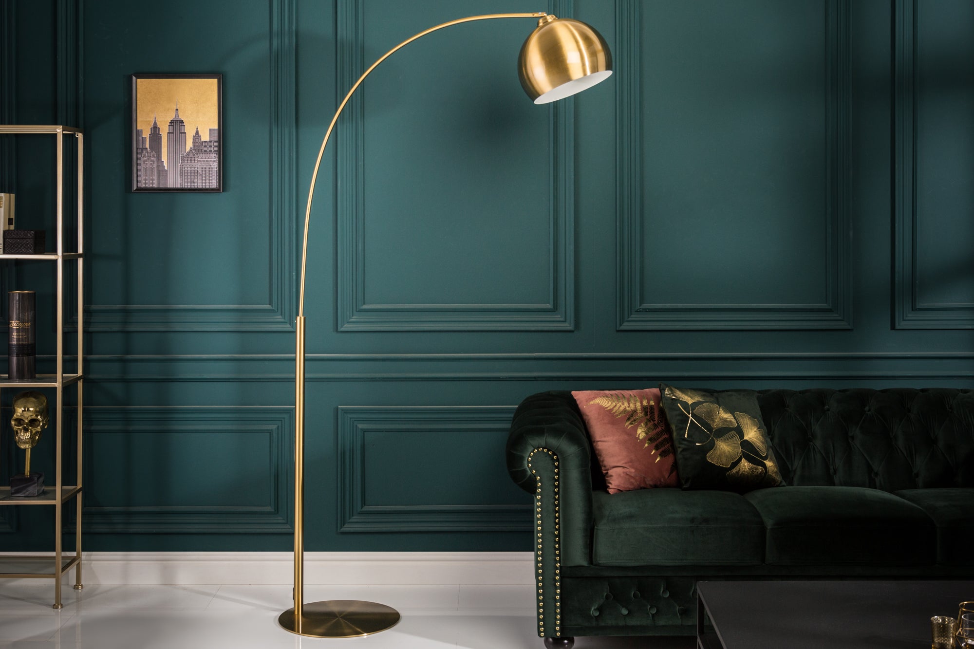 Big Bow Floor Lamp 205cm Gold