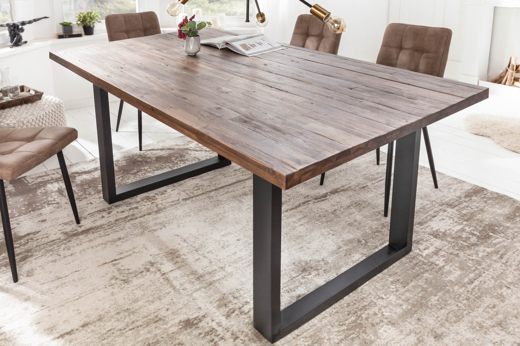 Dining Table Otto 180cm Acacia Wood Brown