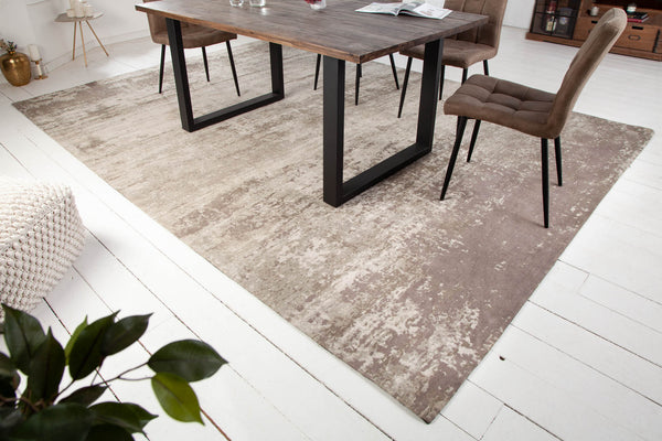 Rug Modern Art 350x240cm Cotton Beige