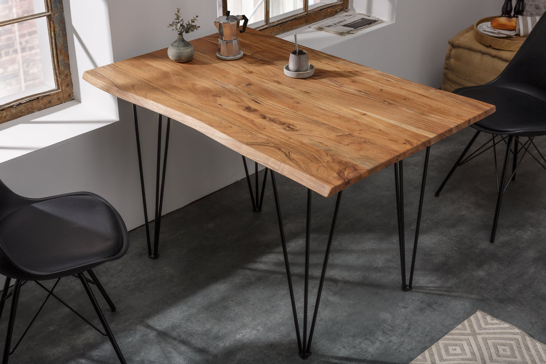 Dining Table Monolith 120cm Acacia Wood Natural