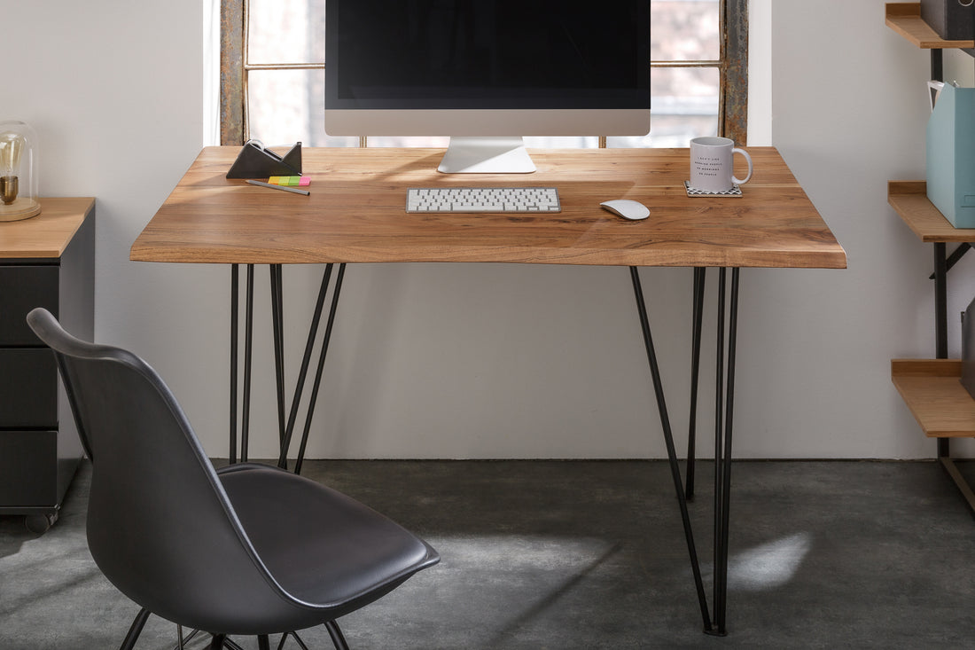 Dining Table Monolith 120cm Acacia Wood Natural