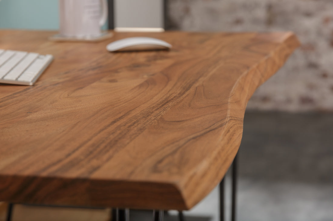 Dining Table Monolith 120cm Acacia Wood Natural